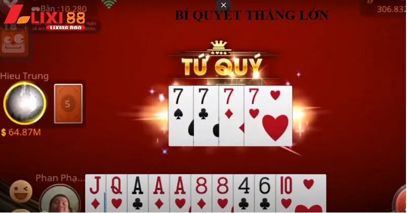 Bí quyết thắng lớn trong Cách chơi tiến lên miền nam tại Lixi88