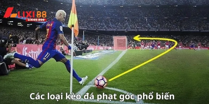 Phân loại kèo phạt góc thường gặp tại Lixi88